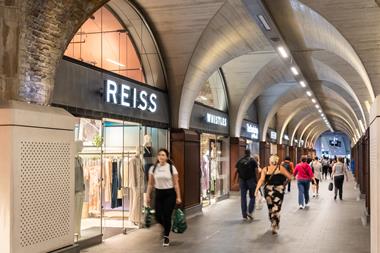 Shops at London Bridge station