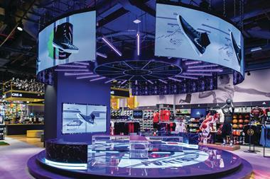 Sun & Sand Sports' central area features an impressive array of digital displays
