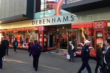 Debenhams has topped a list of employers that have been called out by the Government for underpaying employees