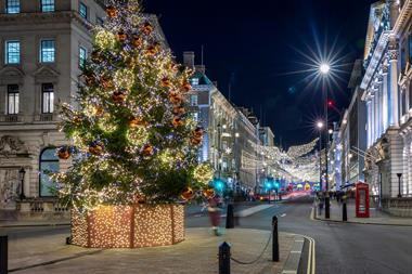 Regent Street Christmas tree