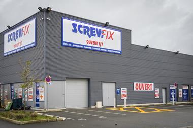 Screwfix Lille store exterior
