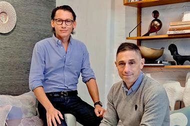 Chief executive Justin Sonfield (left) with founder Jonathan Adler