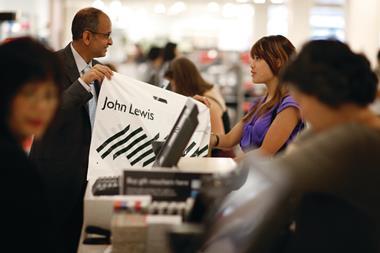 John Lewis weekly sales