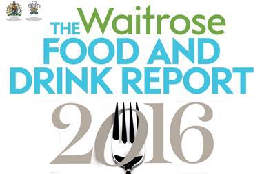 Waitrose food and drink report