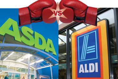 Asda is targeting customers who top-up at discount rival grocer Aldi