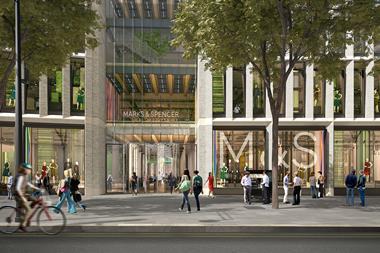 M&S Marble Arch - M&S flagship store, elevation to Oxford Street (1)