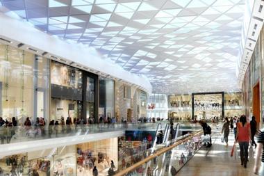 An artist impression of the future John Lewis store at Westfield London