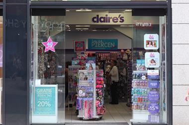 Claire's store exterior