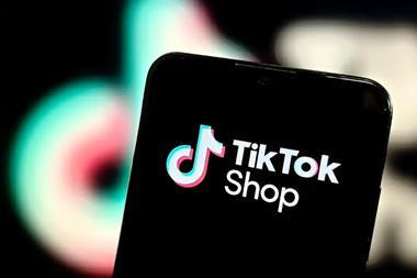 TikTok Shop on screen
