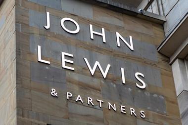 John Lewis & Partners store sign