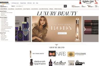 Amazon’s new beauty shop features larger pictures and editorial content