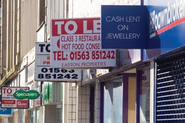 Twenty thousand stores face closure over the next 12 months, with five or six big names at risk, according to analysis within the Grimsey Review into the high street.