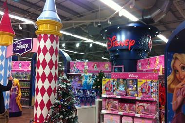 Asda Disney zone in Milton Keynes store