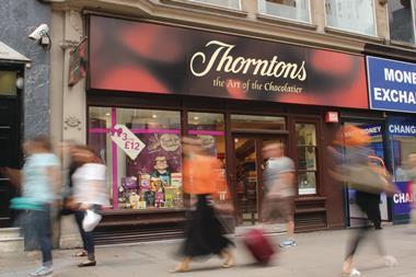 Chocolatier Thorntons has reported its best like-for-like performance in its retail division for six years as its turnaround plan gains traction.