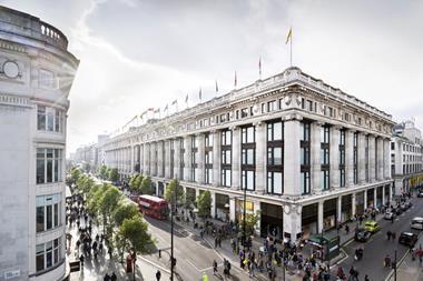 selfridges oxford street corner shot oxford street & duke street (1b) ph...