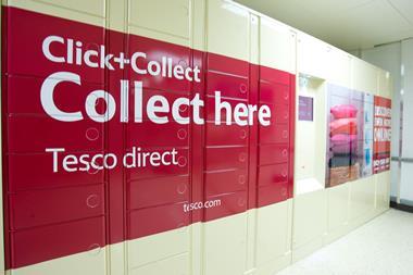 Tesco has launched click-and-collect locker trials at its stores in Orpington and Yiewsley, both in Greater London