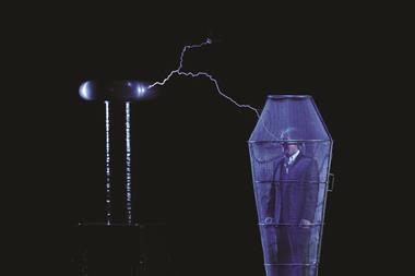 Iceland boss Malcolm Walker took to the stage in a Faraday cage to illustrate the spark he brings to the company