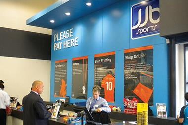 The JJB fascia is likely to disappear