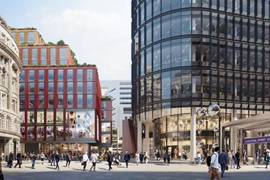 CGI image of rebuilt Broadgate centre