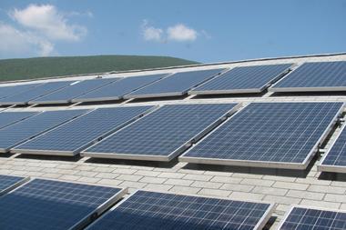Installing solar panels on retailers’ roof spaces could cut energy bills.