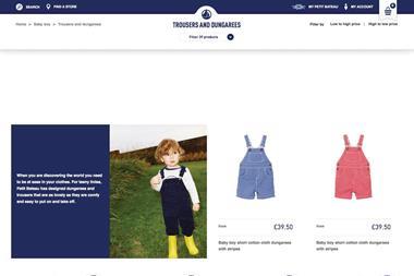 Petit Bateau saw its dungarees sell out when the Prince was photographed wearing them on his first birthday.
