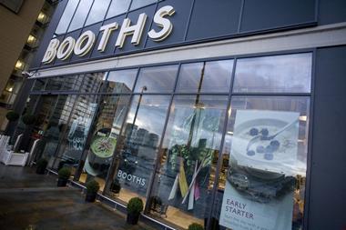 Booths has reported a 58.6% slump in full-year pre-tax profits following a turn down in sales amid the “tough retail environment.”