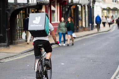 Deliveroo rider
