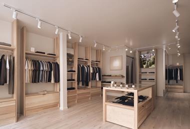 Sunspel store in Paris