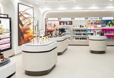 Boots Fragrance store counters