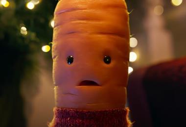Kevin the Carrot in Aldi Christmas advert 2022
