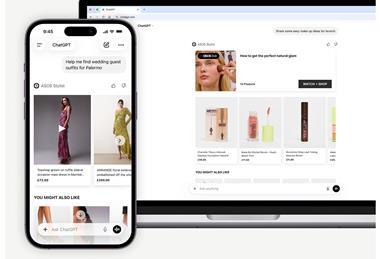 Asos stylist app on Chat GPT