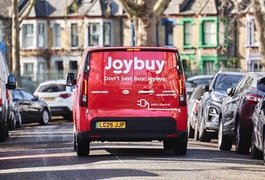 Joybuy electric van on UK street