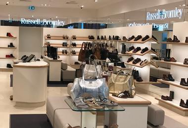 Russell & Bromley store interior