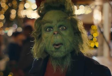 The Grinch in Asda's Christmas advert