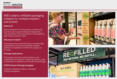 Innovation of the Week – M&S widens refillable packaging initiative index