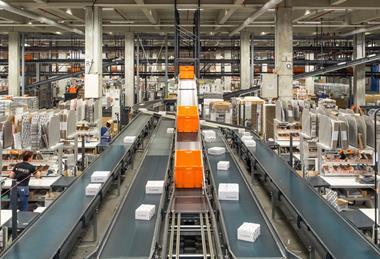 Zalando logistics fulfilment centre