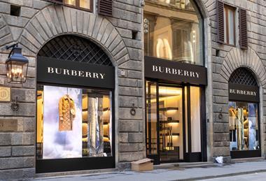 Burberry store in Florence