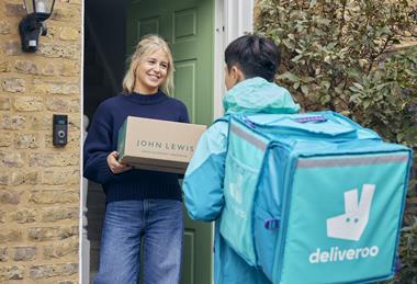 John Lewis available via Deliveroo 1