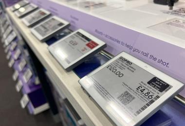 Currys electronic shelf edge labelling