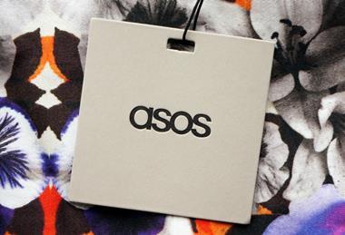 Asos label on garment