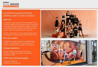 Innovation of the Week – Lululemon supports female athletes with Further initiative index