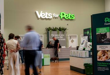 Vet service at Pets at Home Brentford store