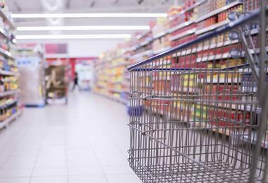 Trolley in aisle