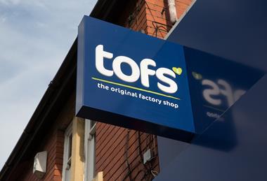 The Original Factory Shop store sign