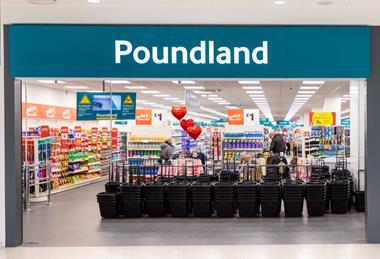 Poundland new-look store exterior