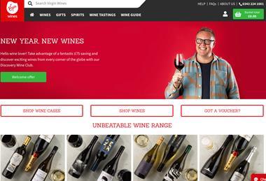 Virgin Wines screengrab