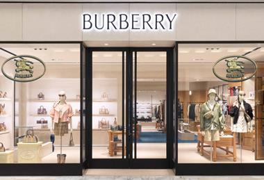 Burberry store front