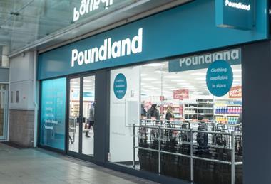 Poundland store exterior