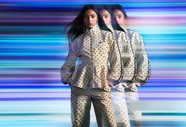 Adidas x Asos polka dot outfit