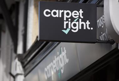 Carpetright store sign
